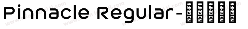 Pinnacle Regular字体转换